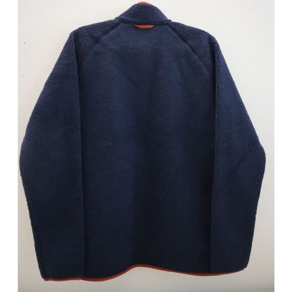 Fjallraven 84158 Men Sz Small Navy Blue Vardag Pile Fleece Full Zip Jackets - Picture 2 of 11